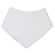 BB500-W: White Bandana Bib